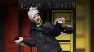 красная дверь жёлтая дверь