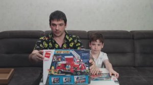 Конструктор блочный QMAN Спасательная Пожарная машина Fire Rescue command truck