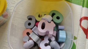 играем, изучаем деревянные цифры для детей, детские развивающие игры