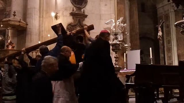 Catedral gaditana la Cruz y el Icono de Juan Pablo II 25 marzo 2011 2