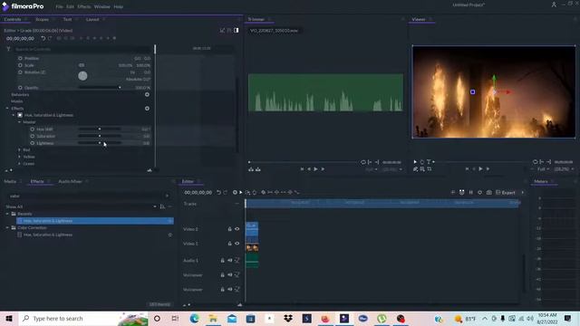 how to use adjustment layer in filmora pro смотреть онлайн