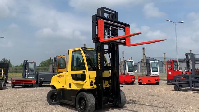 Forklift Gabelstapler вилочный погрузчик Hyster H8.0FT9,2013 year forkpositioner with sideshift смотреть онлайн