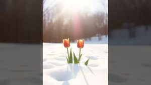 Как в апреле метель, как тюльпаны в снегу