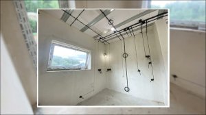 Электромонтажные работы в двухэтажном доме 115 кв м