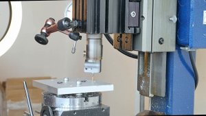 Самодельная расточная головка в действии. #3. Расточка на поворотном столе.