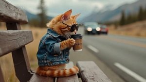 Tiny Cat’s Epic Road Trip Adventure! _ #cat #cute #roadtrip