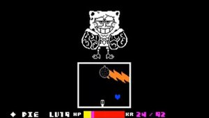SpongeSwap SpongeBob battle phase 1-2 (RUS) [Undertale fangame]