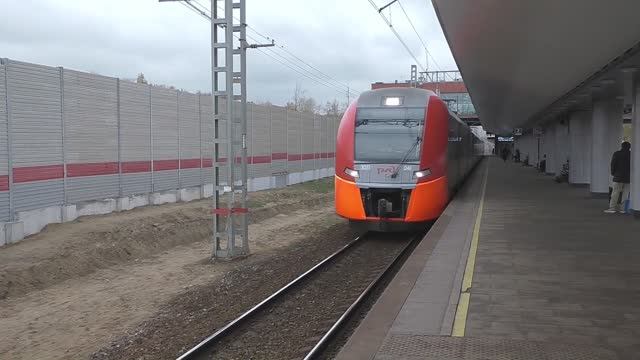 Электропоезд ЭС1П-041 "Ласточка" (ТЧ-96) скоростной поезд №735Я/736Я Москва-Курская - Иваново.