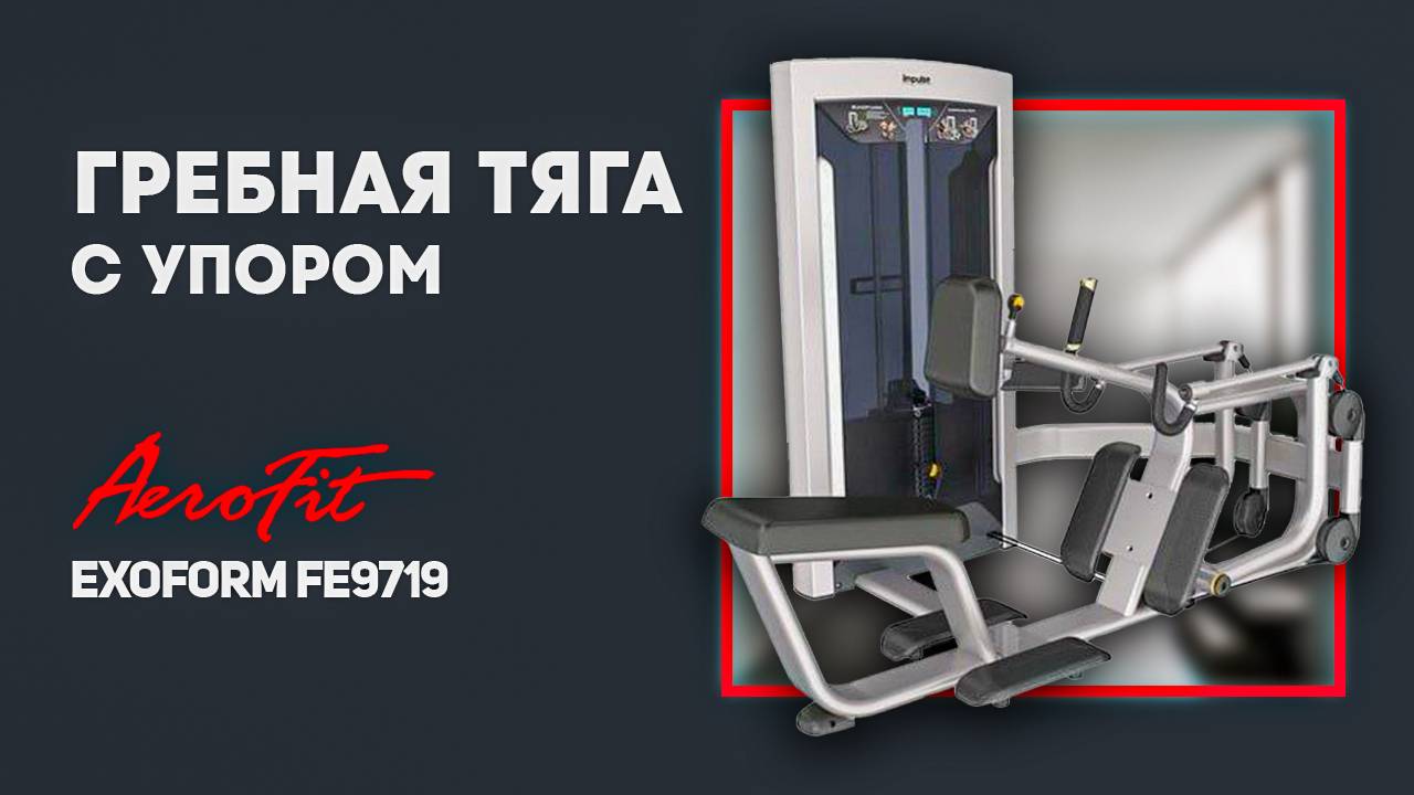 Тренируем спину с владельцем компании Aerofit Игорем Тишиным ExoForm FE9719
