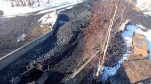 Подача угля на котельной