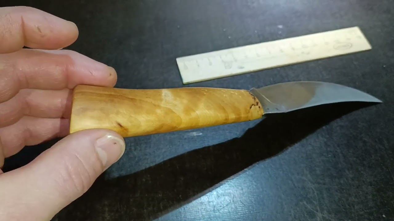 Обзор ножа сделанного болгаркой (УШМ). смотреть онлайн