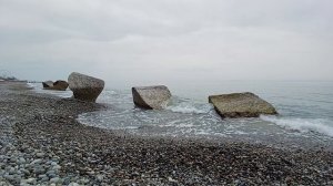 пасмурное море 🌀☁️🌊