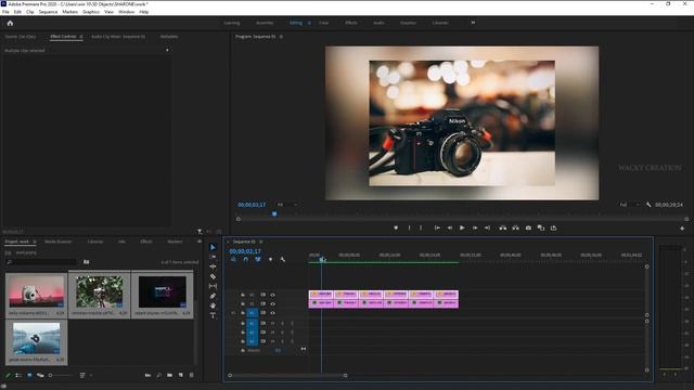 Professional PHOTO SLIDESHOW tutorial in Adobe Premiere Pro IN TAMIL