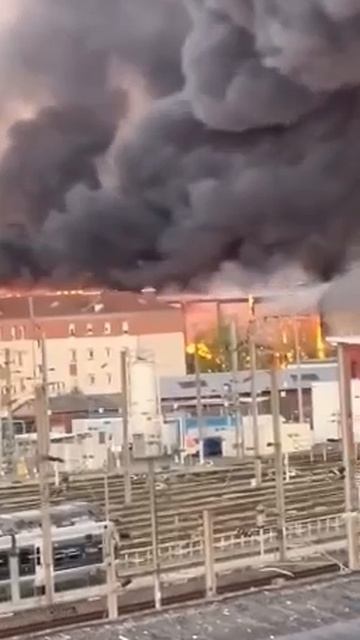 Пожар город Париж 07.04.2025г.