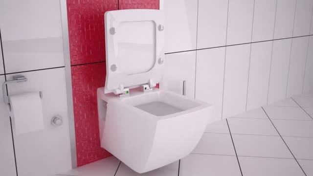 Монтаж сидения с микролифтом к унитазу Creavit смотреть онлайн