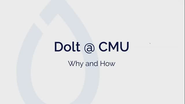 09 Dolt. Another Relational Database, Why and How (Oscar Batori & Zach Musgrave , DoltHub)