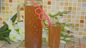 Компот из инжира и яблок