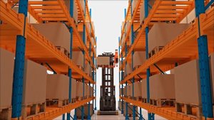 Узкопроходный высотный штабелер OPX15