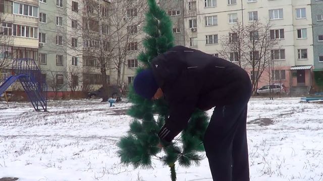 ЛИСКА ОТПРАВИЛА ПАПУ ЗА ЕЛКОЙ НА УЛИЦУ LISKA SEND DAD TO FIND CHRISTMAS TREE смотреть онлайн
