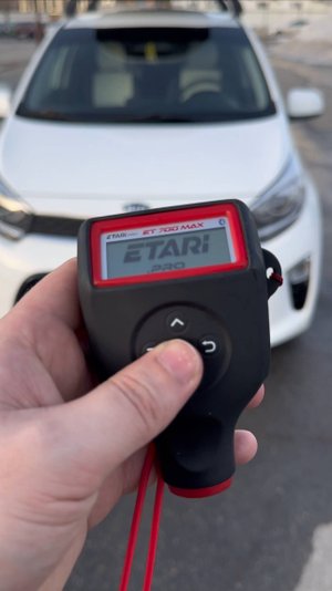 Осмотр Kia Picanto 2018 с толщиномером