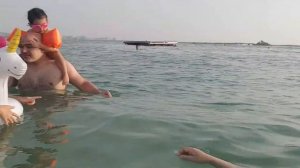 YAS BEACH ABU DHABI || BEACH WITH MAHAL || LIFE ABROAD || FAMBOND || MEXFIL FAMILY