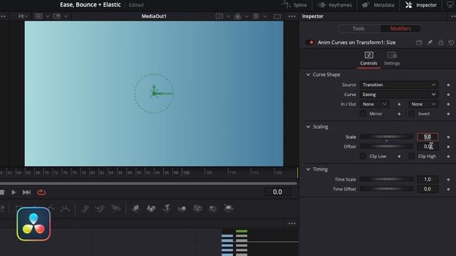 How To Ease, Bounce and Elastic Animations in DaVinci Resolve Fusion смотреть онлайн