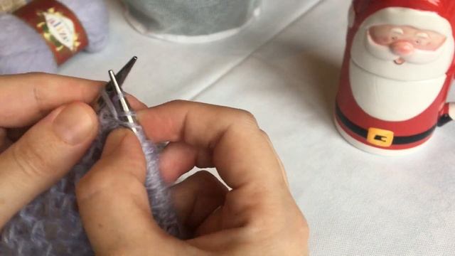 АЖУРНЫЙ ШАРФ СПИЦАМИ ИЗ МОХЕРА! ПЫШНЫЙ УЗОР СПИЦАМИ! ВЯЗАТЬ ШАРФ СПИЦАМИ!