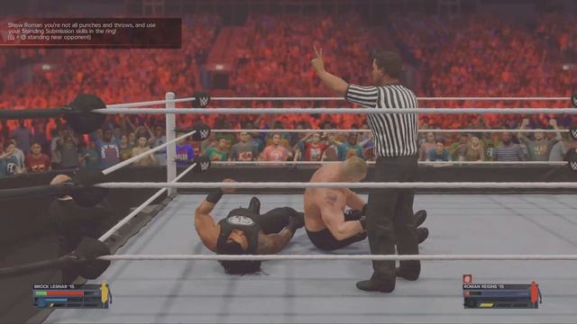Roman Reigns vs. Brock Lesnar - WWE World Heavyweight Championship Match ||PS5 Gameplay
