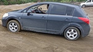 Работа полного привода Nissan Tiida e-4WD