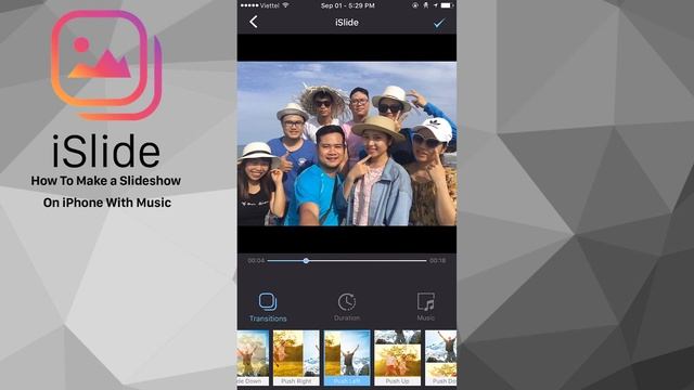 How To Make a Slideshow On iPhone With Music