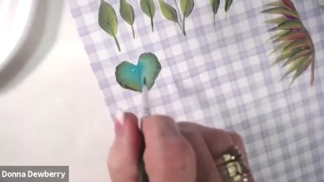 Learn to Paint - FolkArt One Stroke Relax and Paint With Donna - Leaf Study | Donna Dewberry 2021