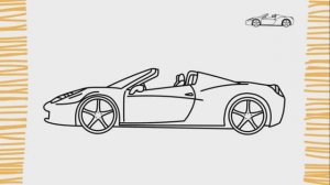 Как нарисовать FERRARI SPORT | Очень легко