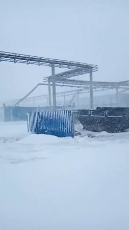 Вахта. Мурманск. Метель.