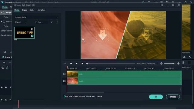 How to Make a Split Screen Video in Wondershare Filmora XFilmoraX म Split Screen कस उपयग कर