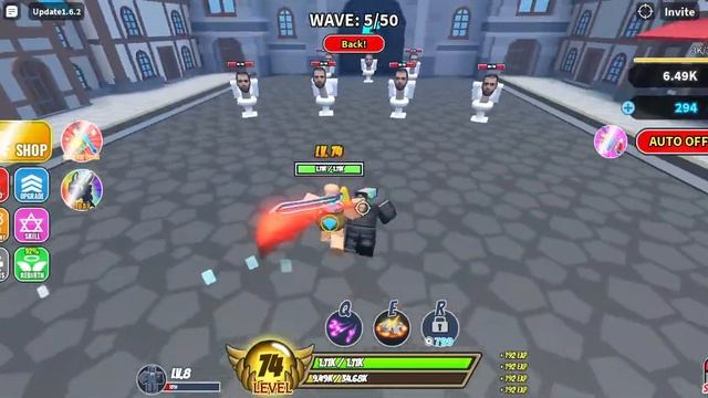 (sword warriors) roblox skibidi toilet смотреть онлайн