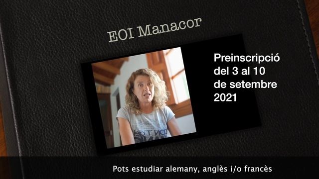 Promo preinscripció EOI setembre 2021 смотреть онлайн
