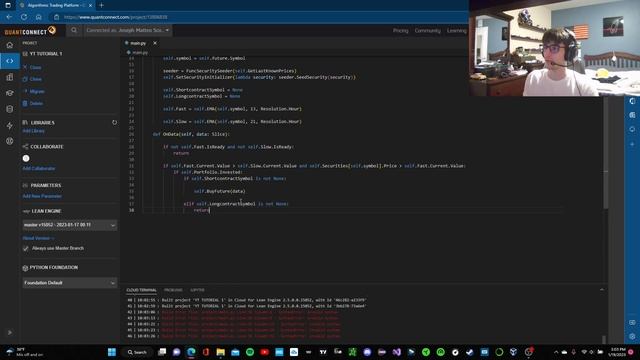 How To Make an EMA Cross Futures Trading Algorithm In 20 Minutes! | QC Tutorial 1