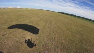 Скоростное приземление на парашюте