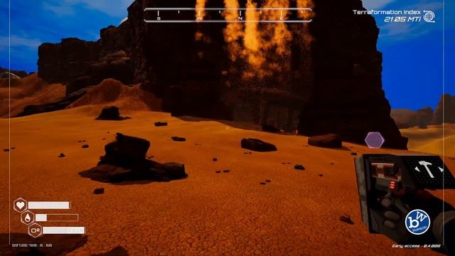 We find Sulphur - Planet Crafter - A survival  game where you terraform a plant
