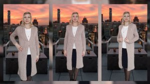 Кардиган "Вертикаль"./ Подробный МК