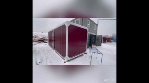 Обзор дачной бытовки. Блок-контейнер на дачу.