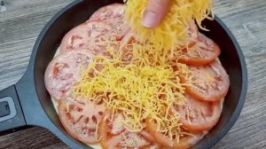 Омлет с помидорами и сыром в духовке_ простые идеи для завтрака или ужина