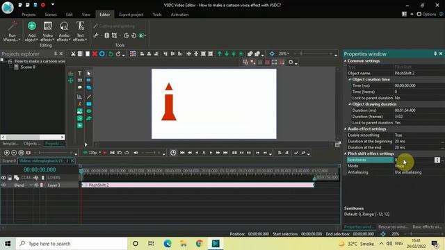 How to Make a Cartoon Voice Effect with VSDC Free Video Editor смотреть онлайн