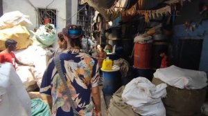 трущобы Dharavi Мумбаи Индия 2025 апрель