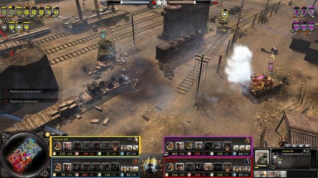 Ciężka i Epicka Bitwa Pancerna, Rozwałka Strefy Anomalii w Łodzi | CoH2: 3v3 смотреть онлайн