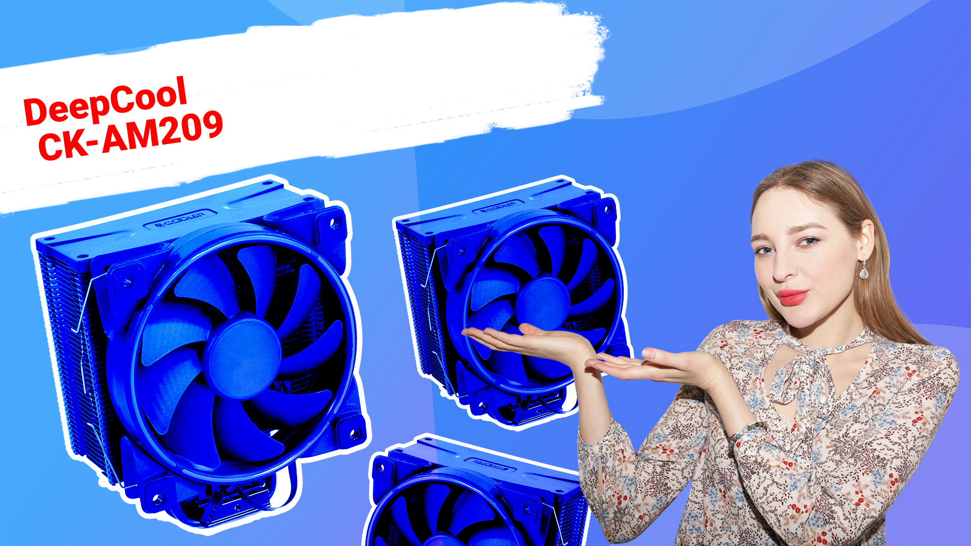 НИКС Компьютерный Супермаркет: видео про Кулер для процессора DeepCool CK-AM209 DP-ACAL-A09