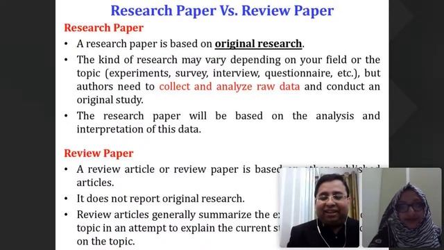 Research Article Writing & Publications: Session 3: Research paper, Review Paper, Case Study | IFER