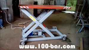 передвижной ножничный подъемник