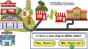 Places in Town + there is/are