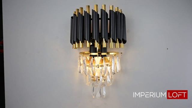 Бра Black Chandelier Crystal